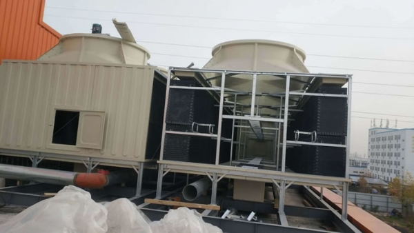 4000T横流塔安装中