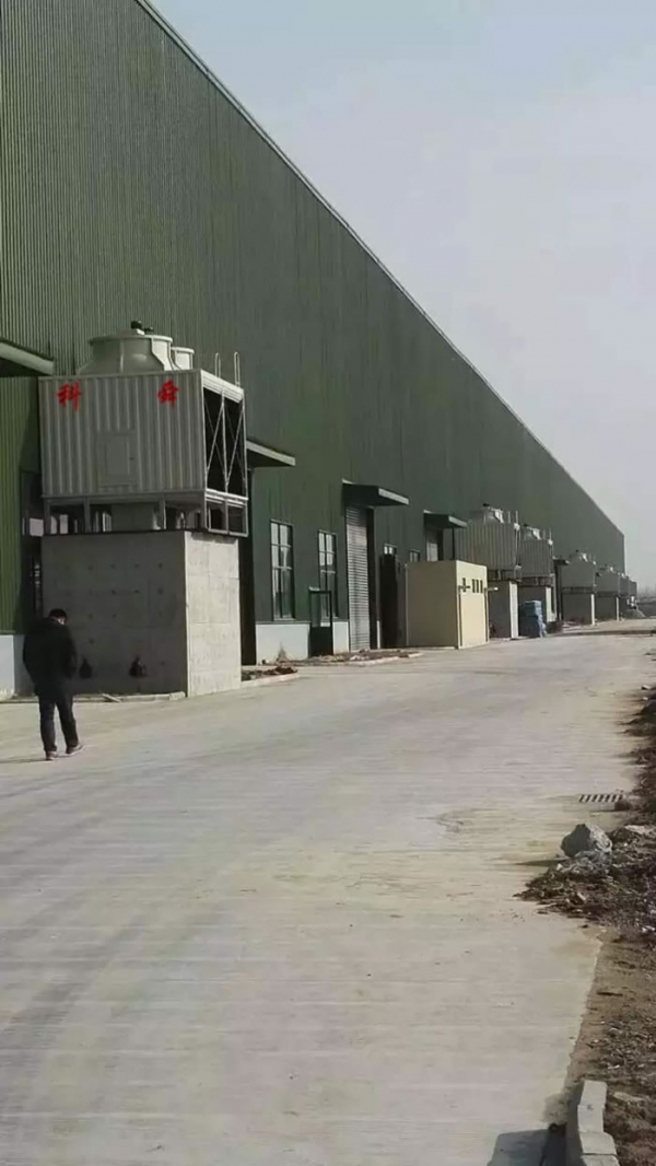 方形逆流冷却塔